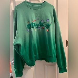 Green playboy x pa sun crewneck